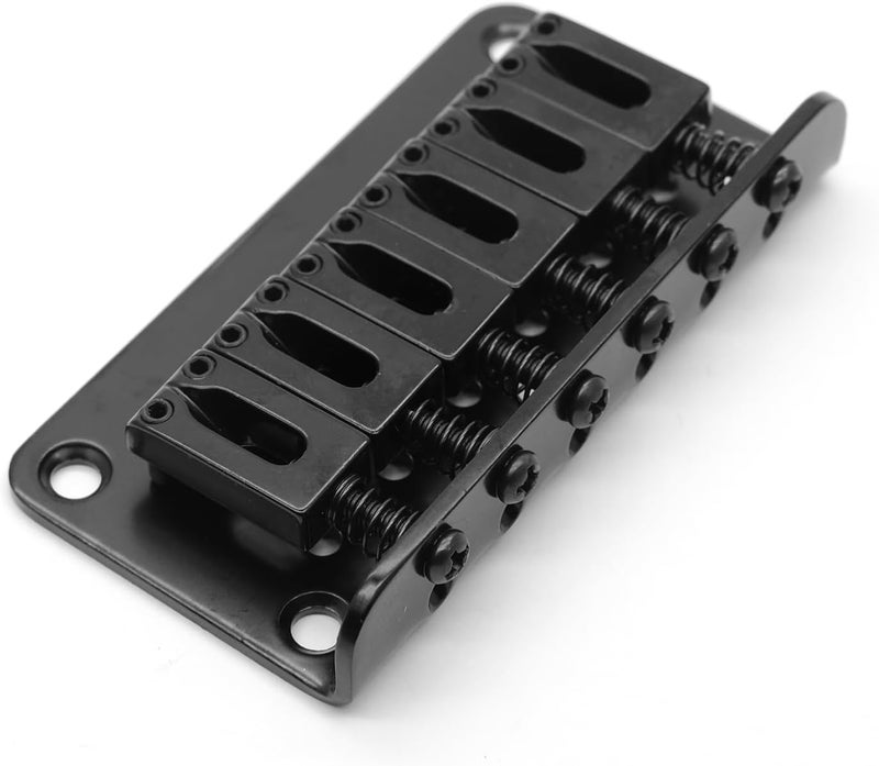 harpfeas 65MM Metal Fixed Hardtail Saddle Bridge Top Load Guitar Tailpiece For 6 string electric guitar or strat guitar (Black) - Image 3